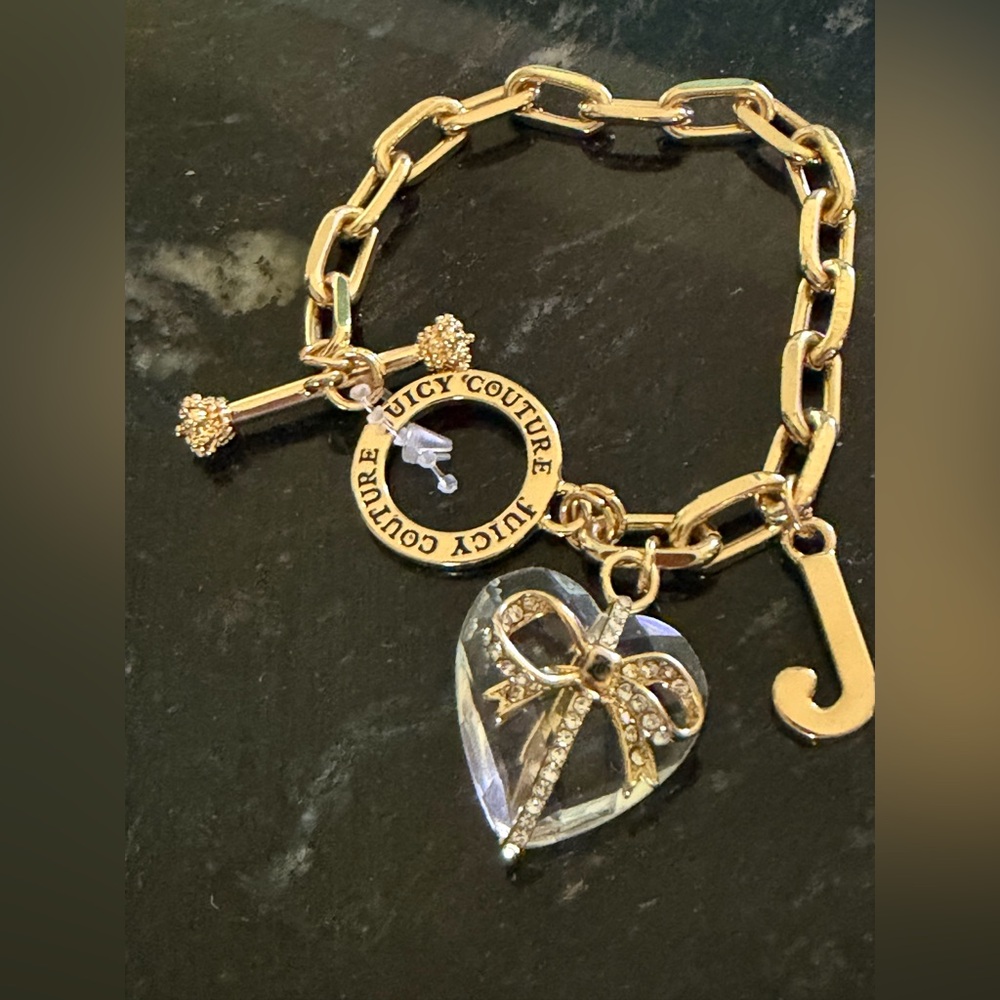 Juicy Couture Gold Charm Bracelet NWT